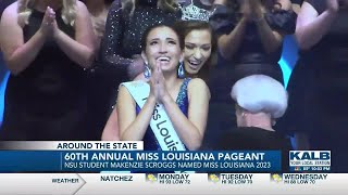 Avoyelles Parish native Makenzie Scroggs crowned Miss Louisiana 2023 [upl. by Ricarda]