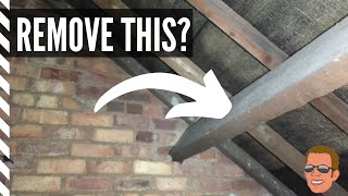 How to remove a roof purlin for a loft conversion [upl. by Haras]