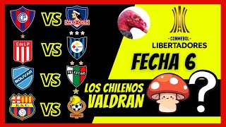 PREDICCIÓN FECHA 6 CLUBES CHILENOS EN COPA LIBERTADORES 2024 [upl. by Vey]