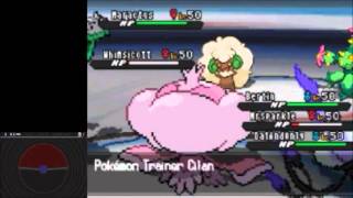 Unova Leader Cilan Triple Battle Full Team  World Tournament  Pokemon Black 2 amp White 2 [upl. by Hirsch]