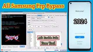 All Samsung Frp Bypass New Tool 2024 Adb Enable Fail [upl. by Curr]