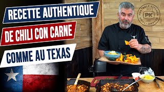 Recette authentique de Chili Con Carne au barbecue comme au Texas [upl. by Pryor]