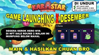 Segera Hasilkan Cuan Beli HERO Karastar Launching  Game Penghasil Uang Tercepat Terbaru [upl. by Yllehs]