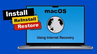 How to install Reinstall or Restore macOS using internet recovery  3 Easy ways  2024 [upl. by Liatnahs]