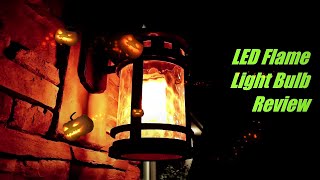 LED Flame Light Bulb Review [upl. by Thom921]