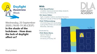 How does the lack of daylight affect us  Daylight Awareness Week 2020 [upl. by Nylhtiak351]