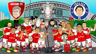 🏆Arsenal win the FA Cup🏆 Arsenal vs Chelsea 21 FA Cup Final Parody Song Goals amp Highlights [upl. by Lodmilla678]