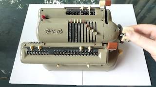 The Walther WSR160 mechanical calculator [upl. by Airrat]