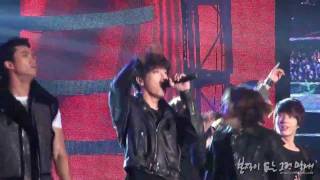 FANCAM 111231 MBC Gayo Daejun  We will rock you  해야 Chansung focused [upl. by Danais]