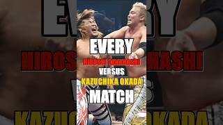 Every Hiroshi Tanahashi vs Kazuchika Okada Match NJPW newjapanprowrestling [upl. by Anij]