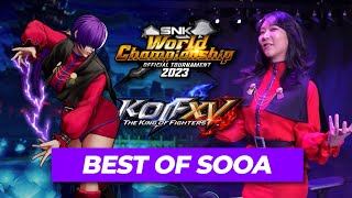 Best of Sooa  SNK World Championship 2023  KOF XV Highlights [upl. by Yekram886]