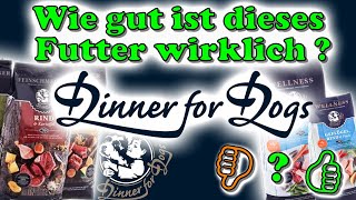 Dinner for dogs Hundefutter  Wie gut ist es wirklich 🤔  Hundefuttertest Dinner for Dogs Futter [upl. by Eaner161]