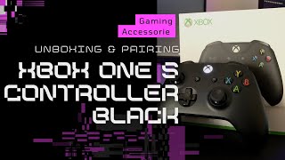 Unboxing amp Pairing  Xbox One S Controller  Black MALAYSIA [upl. by Adiaroz]