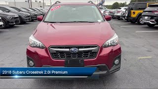 2018 Subaru Crosstrek 20i Premium Sport Utility Lithia Springs Atlanta Marietta Douglasville Po [upl. by Hagai]