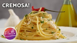 Spaghetti Aglio Olio e Peperoncino CREMOSISSIMI Facile Veloce [upl. by Etiam]