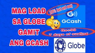 Paano magload sa Globe gamit ang Gcash  Paano magload ng Go99 gamit ang Gcash [upl. by Jacynth611]