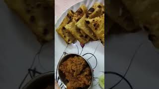 Today dry chicken and paratha home homecookingisthebest [upl. by Graniela]