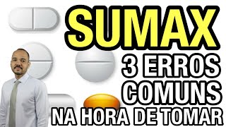 SUMATRIPTANO  SUMAX 💊 3 ERROS MAIS COMUNS NA HORA DE TOMAR [upl. by Ayidah]