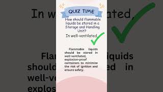 Flammable Liquids Storage Quiz 🧯 Safety First quiz [upl. by Trillby]