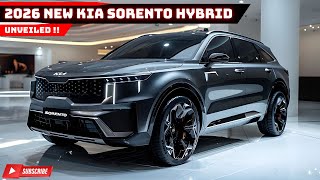 Unveiling The New 2026 KIA Sorento Hybrid Facelift More Bold More Power and More Efficient [upl. by Emia340]