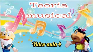 Teoria musical para crianças com fantoches  vídeo aula 4 fantoches [upl. by Lahsiv]