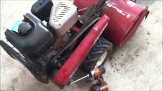 Craftsman 7HP Rear Tine Tiller Repair Part1 [upl. by Birkett]