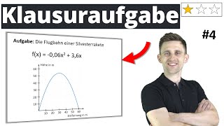 Quadratische Funktionen  Abschlussprüfung  Klassenarbeit  Einfach 4 [upl. by Sidnac]