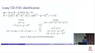 PQCrypto 2023 Session I Identitybased Signature Scheme from Isogenies Jiawei Chen [upl. by Chaker]