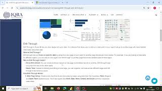 Drillthrough and Drilldown [upl. by Aidam]