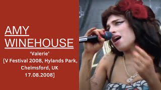 Amy Winehouse  Valerie V Festival 2008 Hylands Park Chelmsford UK 17082008 [upl. by Elliven301]