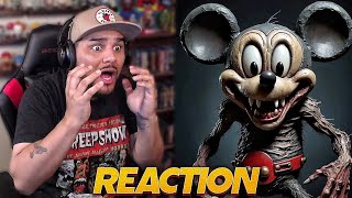 The Return of Steamboat Willie REACTION Mickey Mouse HORROR Video Game SCARY [upl. by Audly]