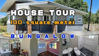 HOUSE TOUR 100sqm BUNGALOW HOUSEMalacampa Camiling Tarlac Project [upl. by Huda279]