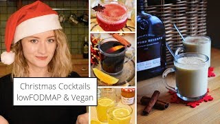 Christmas Cocktails 🍸 Low FODMAP amp Vegan 💚 Eggless Nog [upl. by Eedna]