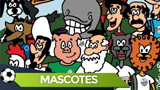 MASCOTES DE TIMES DE FUTEBOL BRASILEIRO E COPA 2014 [upl. by Evette563]