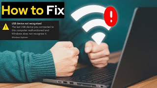 How to fix USB Device not Recognised  usb not working  Windows 10  Windows 11 [upl. by Alimhaj]