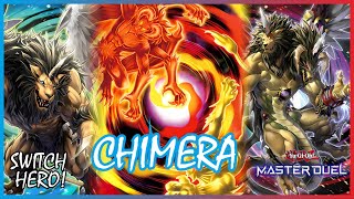 CHIMERA THE FLYING MYTHICAL BEAST COMBO DUEL TRIANGEL YuGiOh Master Duel chimera [upl. by Anaeed]