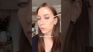 Face lifting makeup facelift makeup contouring [upl. by Alekram633]