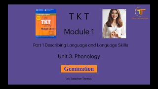 TKT Module 1 Unit 3 367 Gemination [upl. by Marquis818]