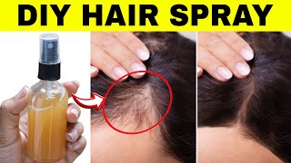 1 Ingredient Hair Spray To Stop Hair Fall  Get silky shiny hair [upl. by Lonne]