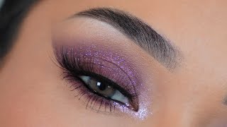 Maquillaje Morado Con Rosa  Paso a Paso  Principiantes [upl. by Enialed]