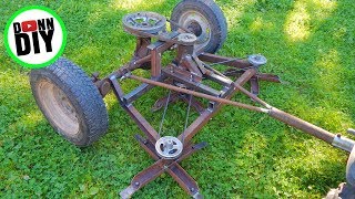 DIY Ground Driven Mower From JUNK [upl. by Arba927]