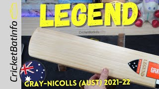 Gray Nicolls Legend AU 2021 22 Cricket Bat review [upl. by Tichon600]