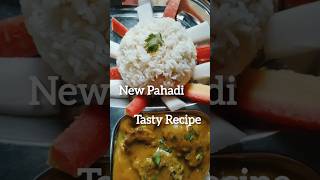 Aaj lunch mai banayi Pahadi new recipe aloo Petha Badi recipe  cooking recipe [upl. by Devland]