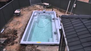 3  Pool Install Time Lapse [upl. by Acinehs]