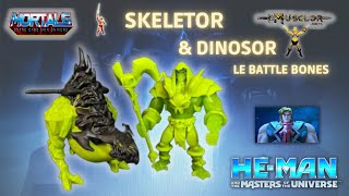 SKELETOR amp DINOSOR La figurine du DA en 3D  Musclor et Les Maîtres de lUnivers NETFLIX [upl. by Burty]