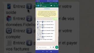 Service IAM via lapplication whatsapp خدمة اتصالات المغرب عبر تطبيق [upl. by Dyrrej]