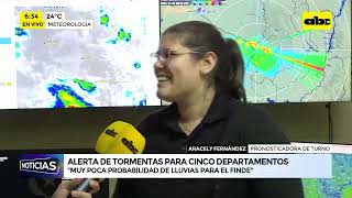 Meteorología prevén lluvias intensas y tormentas que afectaría a varios departamentos [upl. by Mars]