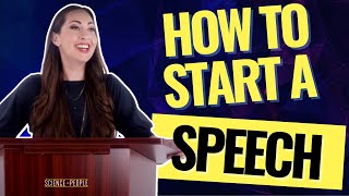 How to Start a Speech The Best and Worst Speech Openers [upl. by Kceb]