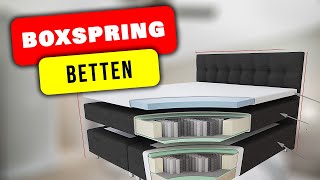 BOXSPRINGBETT Kaufberatung 🏆🛌 Die besten Boxspringbetten Test amp Vergleich 2024 [upl. by Monney]