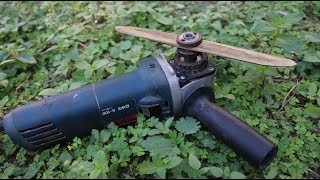 Awesome grass cutter from an angle grinderHow to make [upl. by Ennayelsel479]